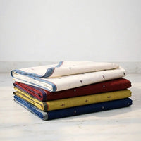 itokri godavari jamdani fabrics. Jamdani pure handloom cotton fabric from Andhra Pradesh. The base fabric for Jamdani is unbleached cotton yarn and the design is woven using bleached cotton yarns so that a light-and-dark effect is created.