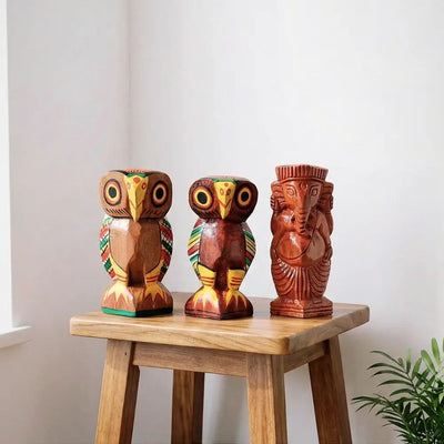 Swami janakidas natungram wood crafts handcarved sculptures