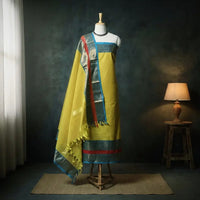 Traditional woven chettinad dress materials