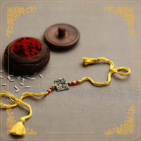 Tribal dokra rakhi by miharu