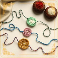 Upcycled weave rakhi by khamir