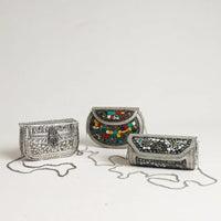 Vintage metal sling bags