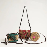 Water hyacinth sling bags