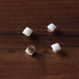  Handcrafted Seashell Buttons (Set of 4) Online at iTokri.com 