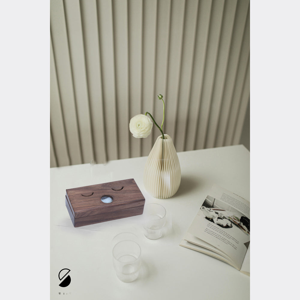 Handcrafted Wooden Double Side Tissue Box