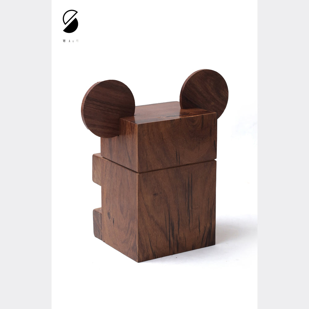 Handcrafted Wooden Koala Piggy Bank