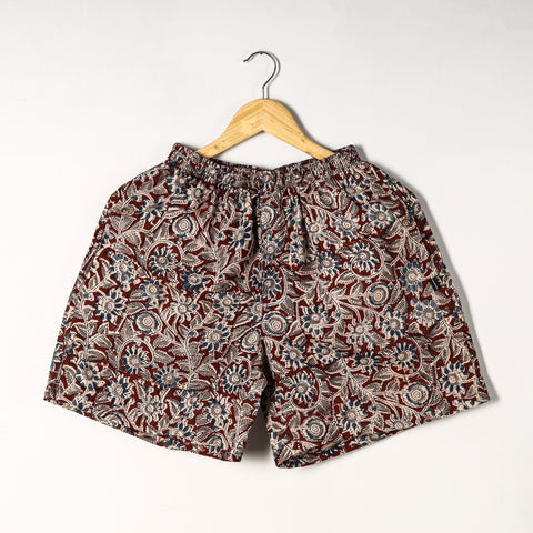 Buy Kalamkari Block Printed Cotton Unisex Boxer/Shorts Online at iTokri.com