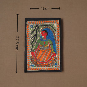 Handpainted Madhubani Painting by Santosh Paswan (10 x 7 in) 04