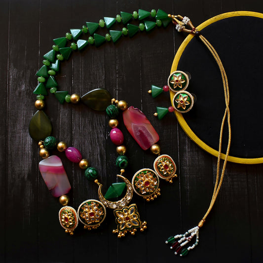 Bindurekha Traditional Kundan Earrings