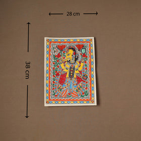 Handpainted Madhubani Painting by Santosh Paswan (15 x 11 in) 05