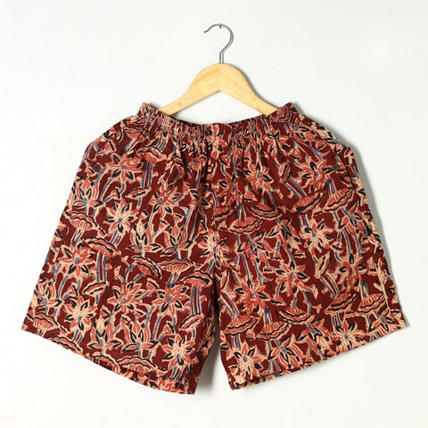  Kalamkari Block Printed Cotton Unisex Boxer/Shorts 
