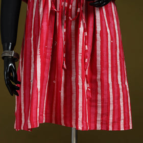 Hand batik cotton medium kaftan 61 - handcrafted