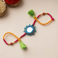 Mirror & Beadwork Rakhi