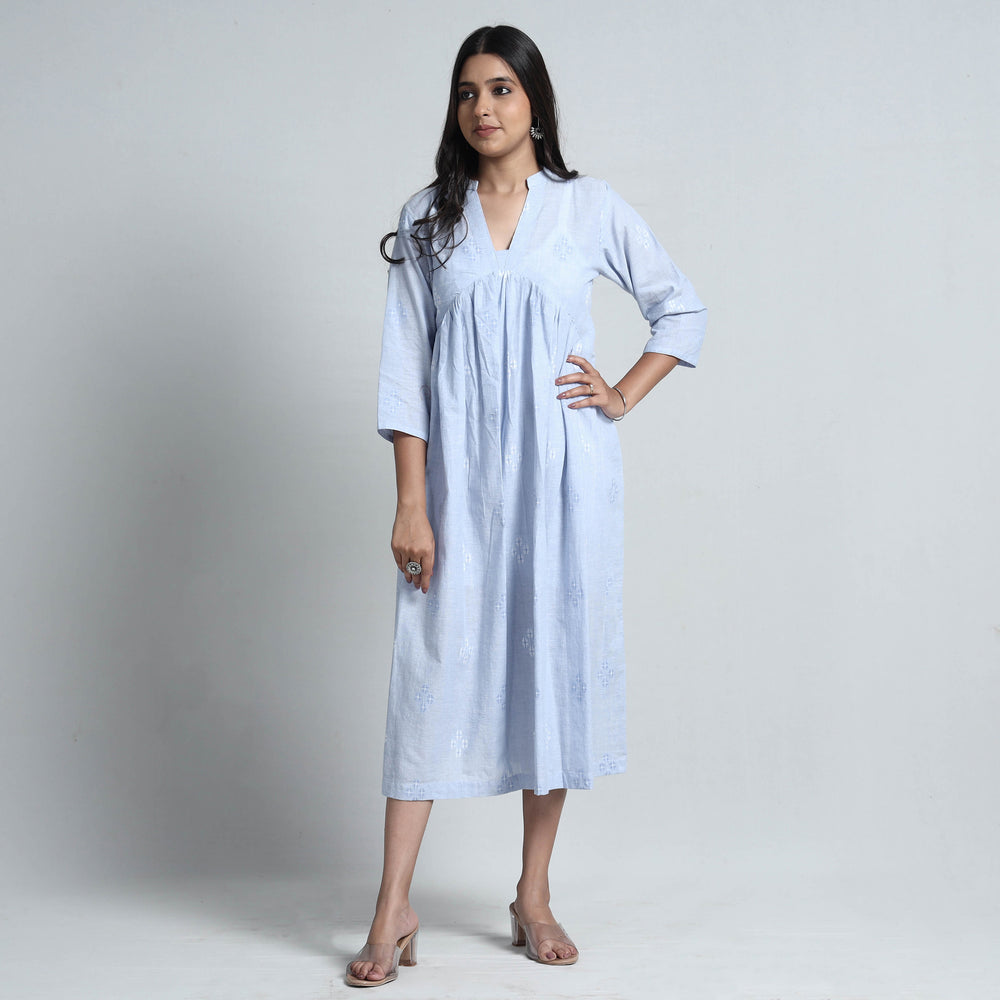 jacquard cotton dress