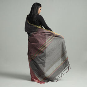  Srikakulam Handloom Jamdani Buti Cotton Saree with Tassels Online at iTokri.com