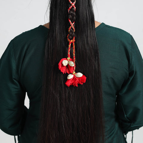 Thread Braided & Bead Work Hair Parandi 29