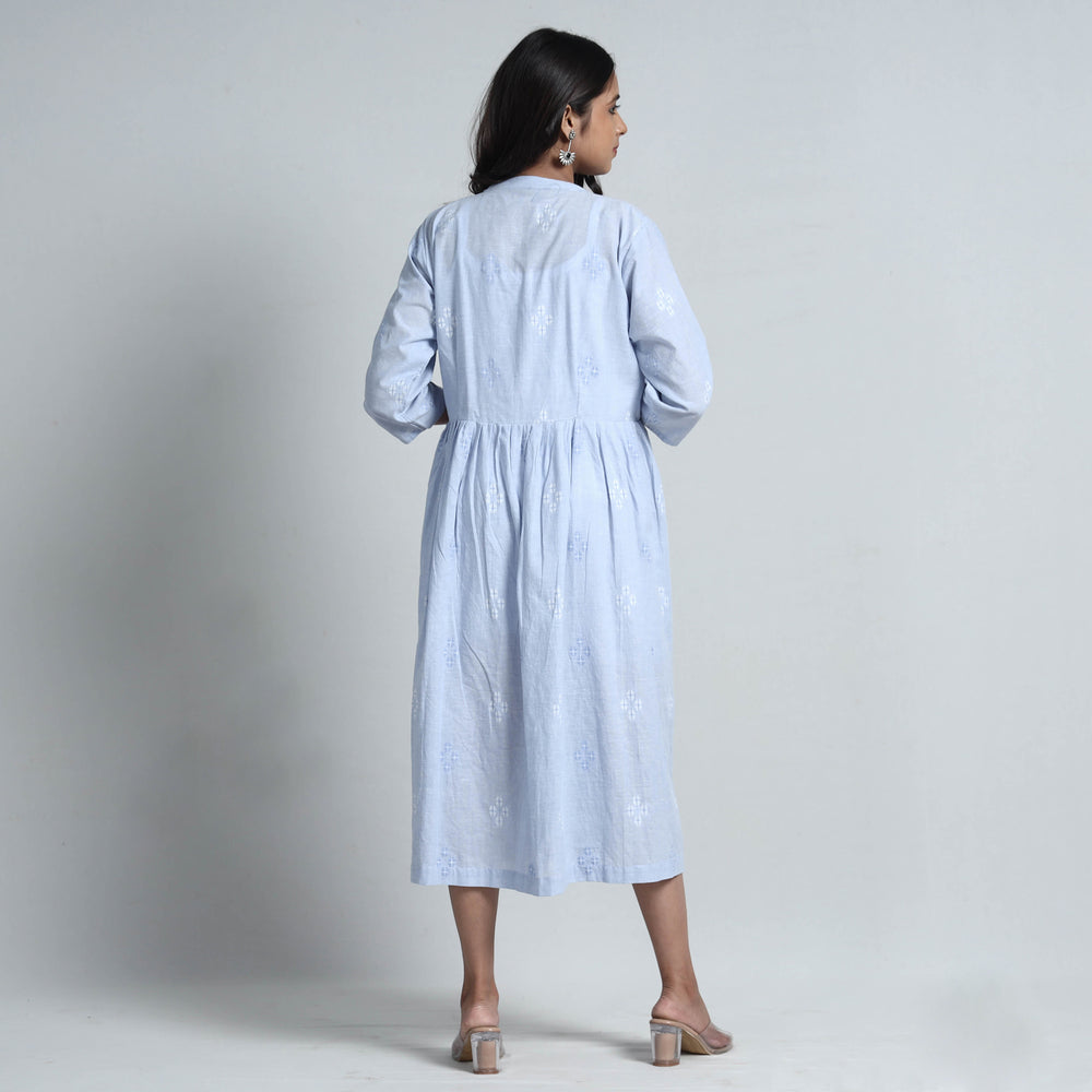 jacquard cotton dress