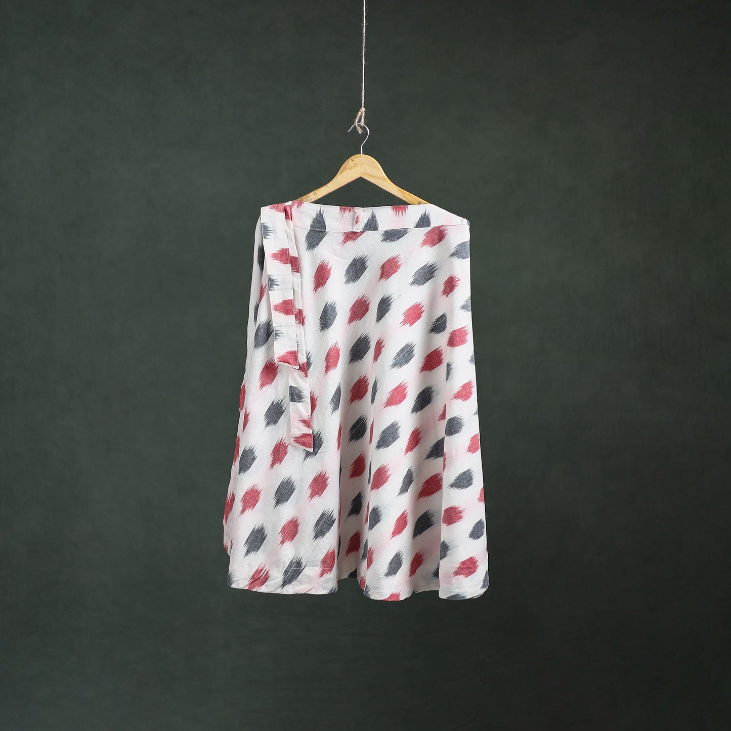 Pochampally Ikat Cotton Wrap Around Skirt 04