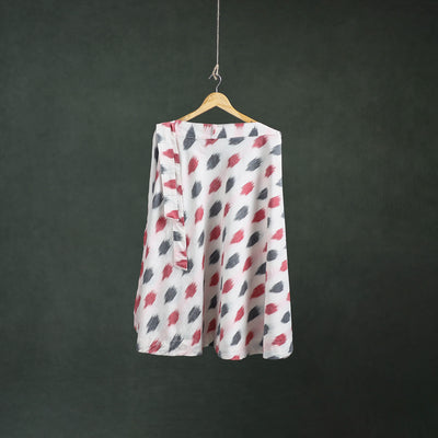 Pochampally Ikat Cotton Wrap Around Skirt 04