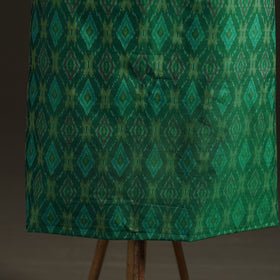 Pochampally Ikat Handloom Sico Unstitched Dress Material: Kurta with Mulberry Silk Dupatta 32