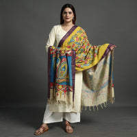 kalamkari handpainted dupatta