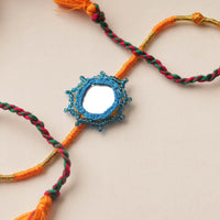 Mirror & Beadwork Rakhi