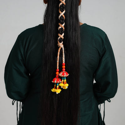 Thread Braided & Bead Work Hair Parandi 20