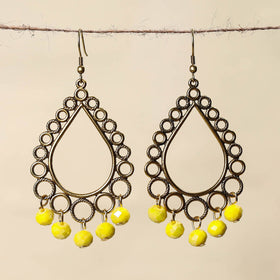 Yellow - handmade beaded earrings 17 - handcrafted