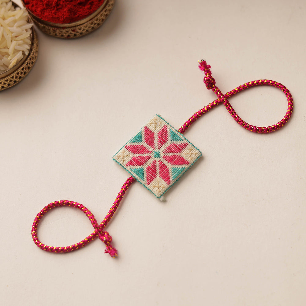 embroidery rakhi