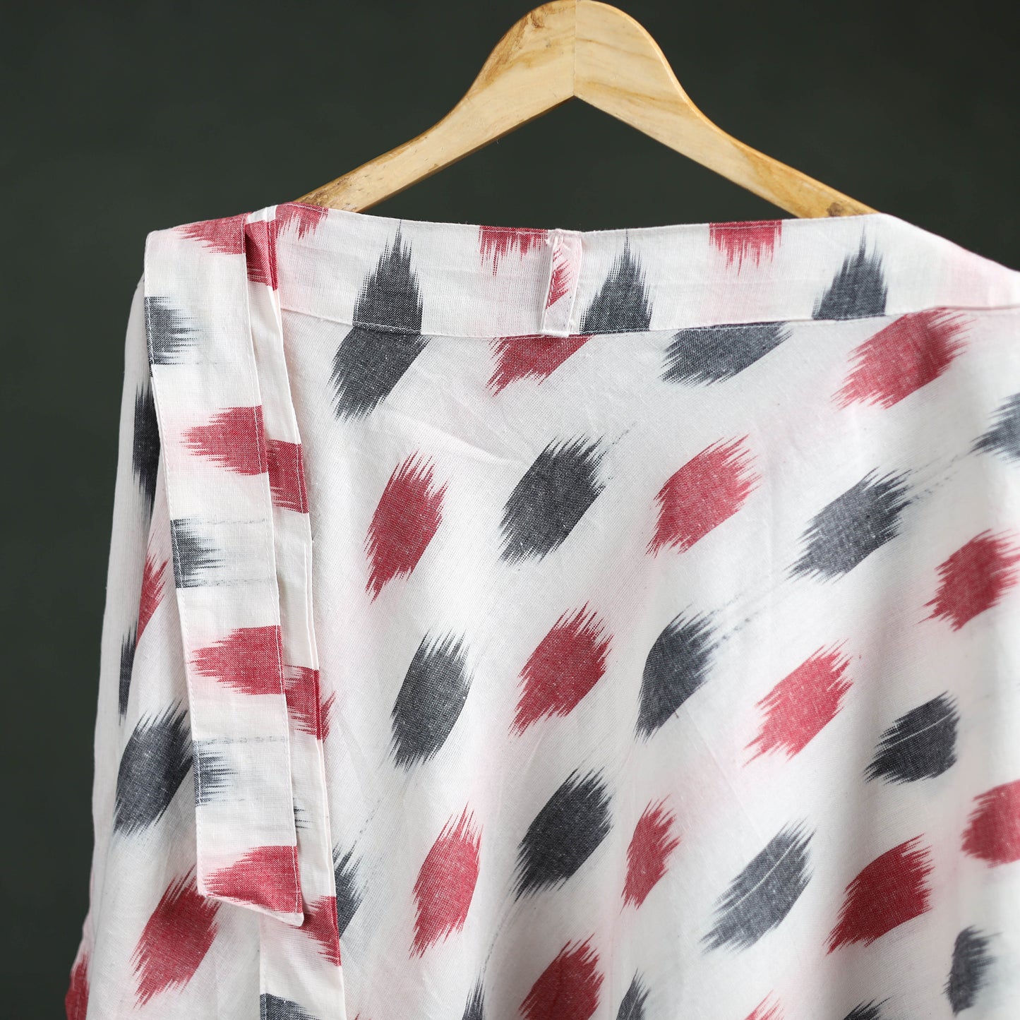 Pochampally Ikat Cotton Wrap Around Skirt 04