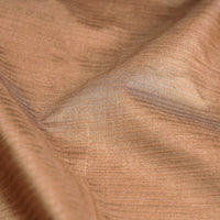 Light Brown Vidarbha Tussar Silk Checks Handloom Fabric