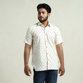 pochampally ikat cotton shirt 