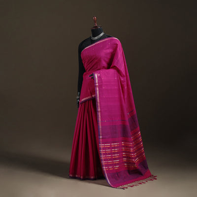 Godavari Jamdani Buti Pure Handloom Cotton Saree 02