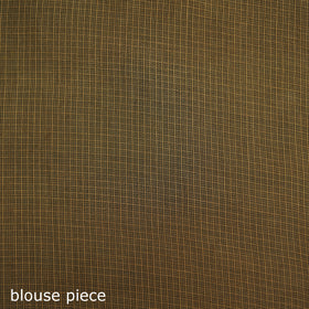 Brown - Bandhani Tie-Dye Kota Doria Cotton Saree 26