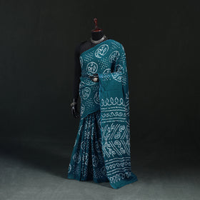 Kutch Bandhani Tie-Dye Cotton Saree 48