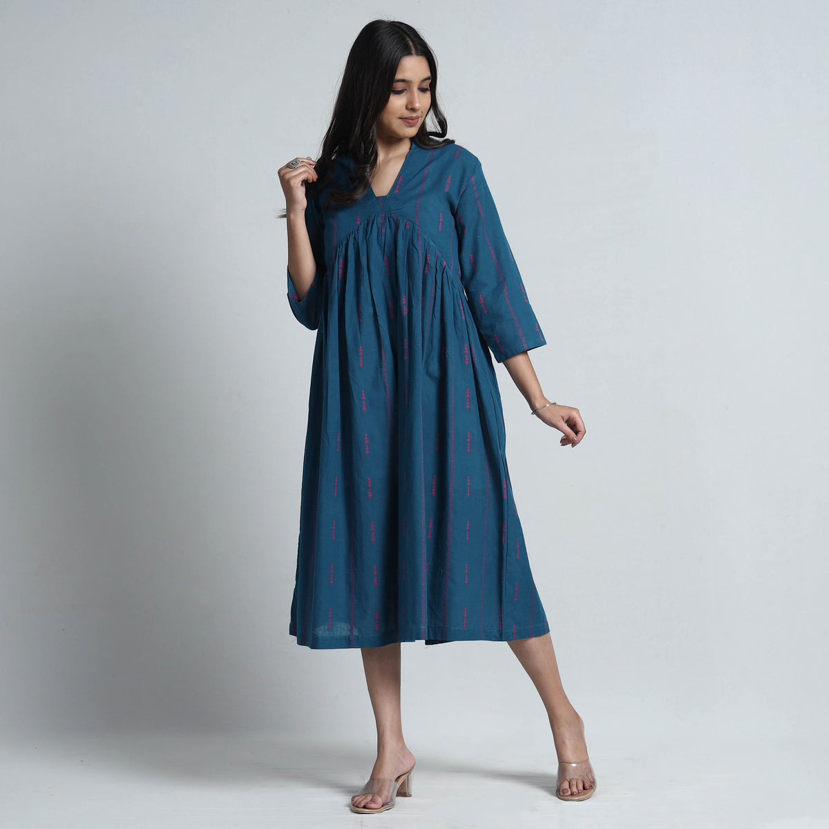 Jacquard Cotton Dress