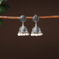 Gulnar Handcrafted GS Beaded Jhumki Earrings