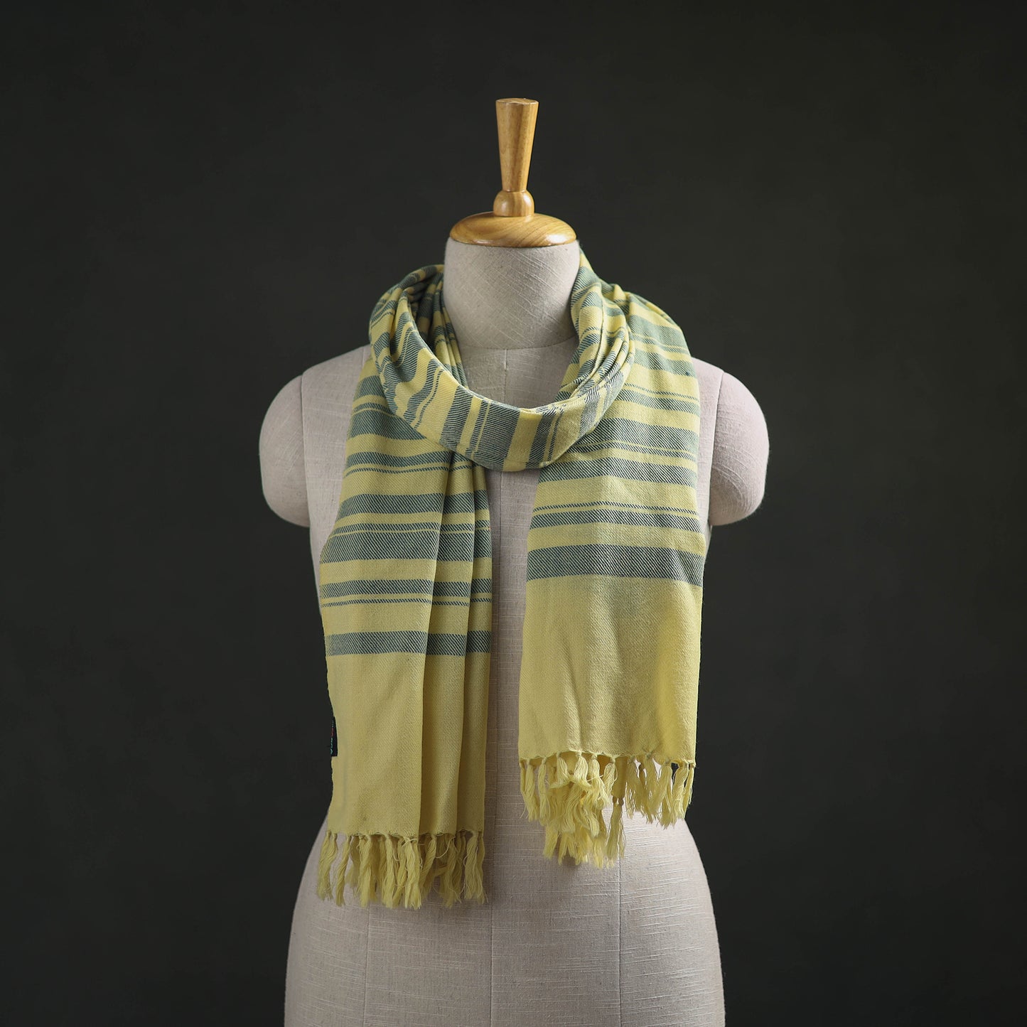 Kumaun Handwoven Pure Merino Wool Stole 86