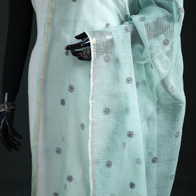 Kota Doria Cotton Embroidered Plain Dupatta 05