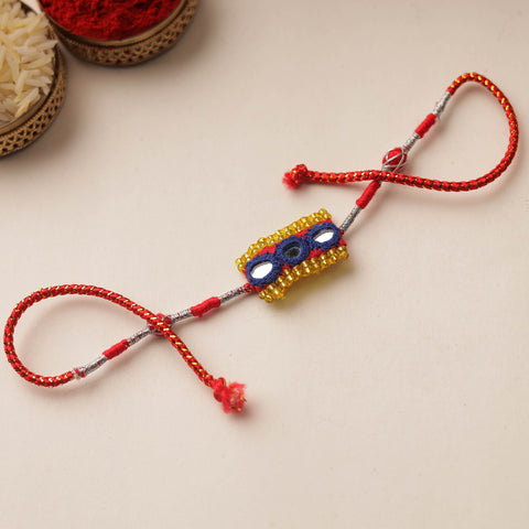  Handmade Mirror & Beadwork Rakhi 24 