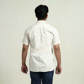 pochampally ikat cotton shirt 