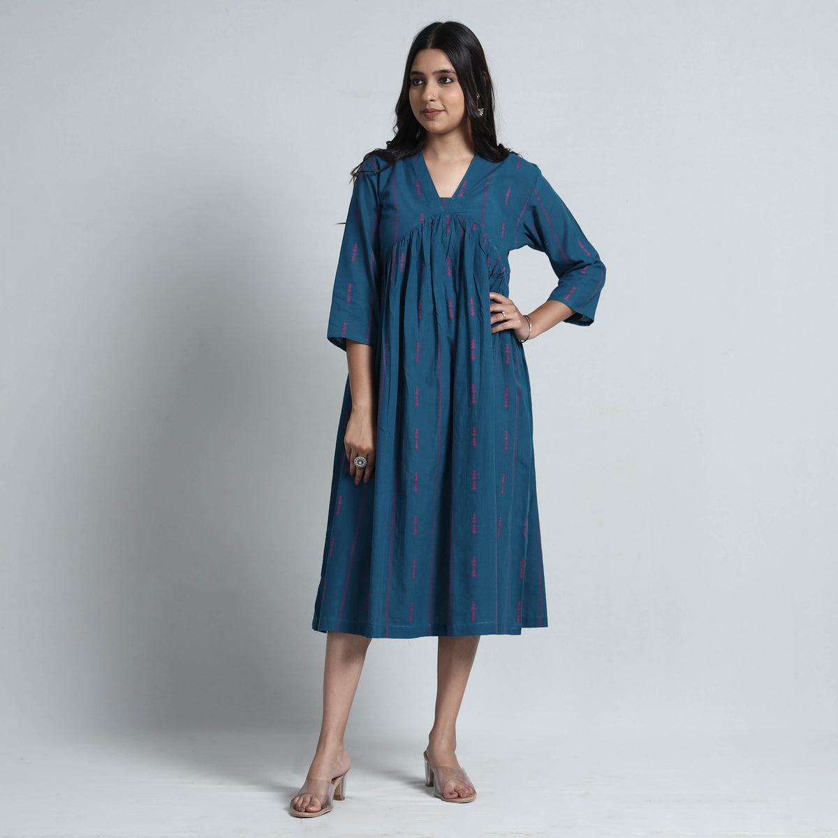 Jacquard Cotton Dress