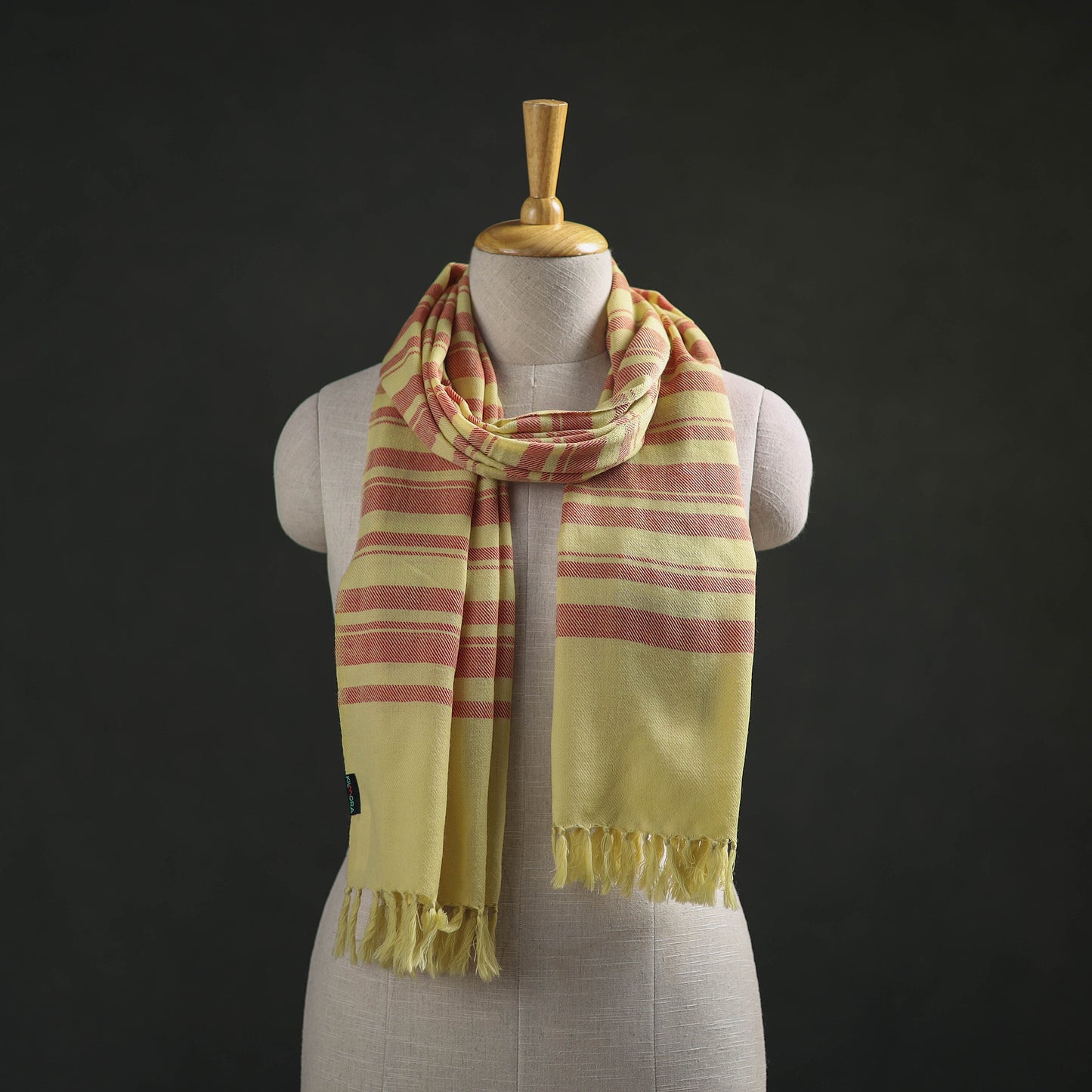 Kumaun Handwoven Pure Merino Wool Stole 87