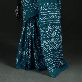 Kutch Bandhani Tie-Dye Cotton Saree 48