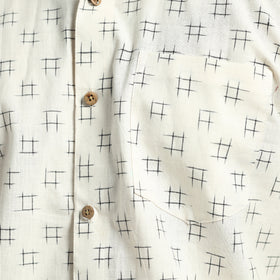 pochampally ikat cotton shirt 