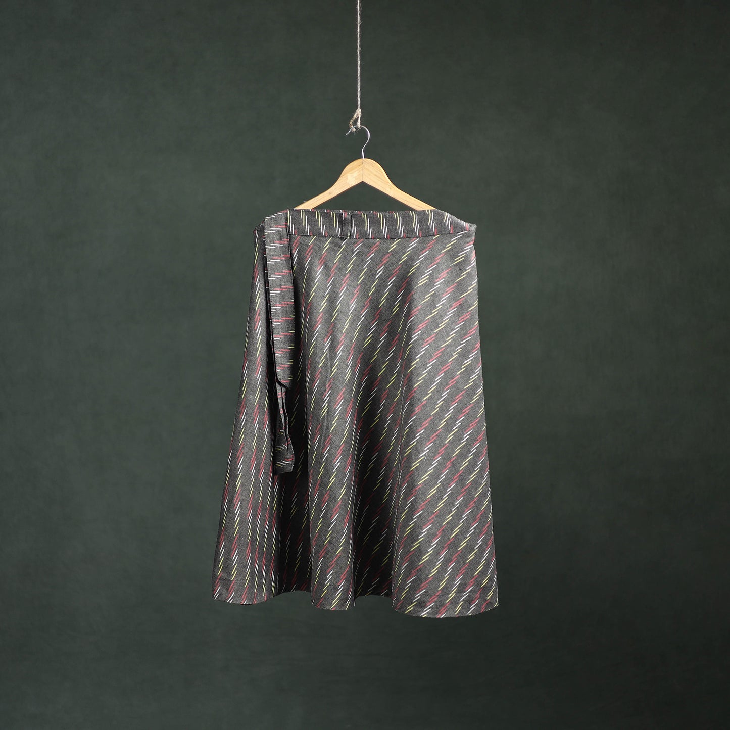 Pochampally Ikat Cotton Wrap Around Skirt 06