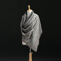 Ajrakh Hand Block Print Natural Dyed Handwoven Acrylic Wool Shawl 08