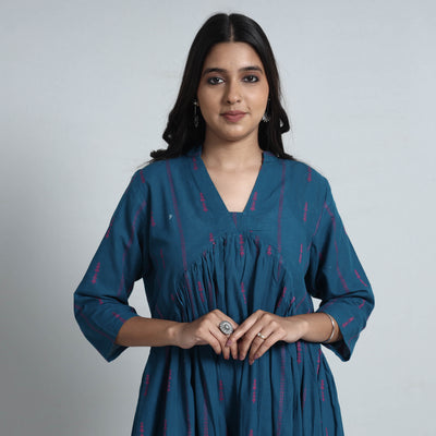 Jacquard Cotton Dress