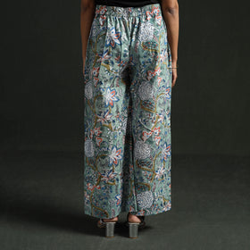 Sanganeri Hand Block Print Cotton Flared Palazzo 08