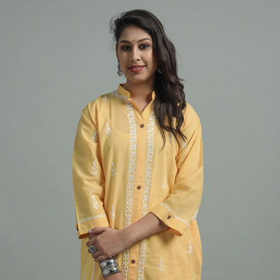 chikankari embroidered kurta